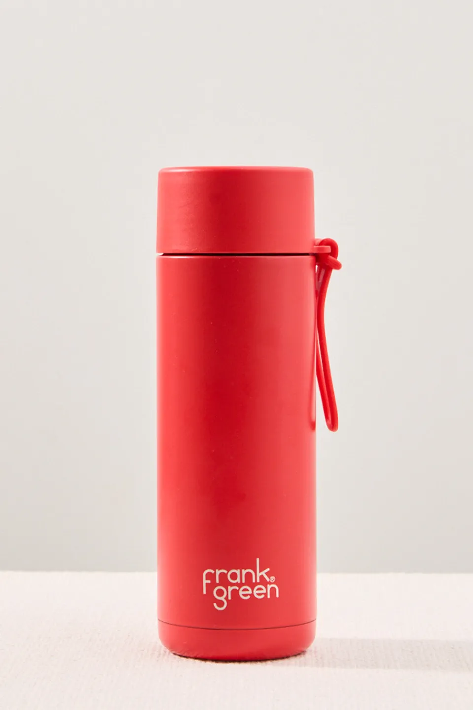 Frank Green Ceramic Reusable Atomic Red 595ml Bottle