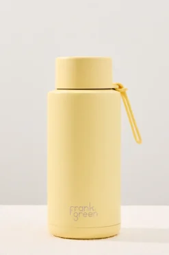 Frank Green Ceramic Reusable Buttermilk 1ltr Bottle