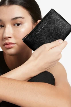 Status Anxiety Change It All Leather Black Purse