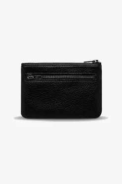Status Anxiety Change It All Leather Black Purse