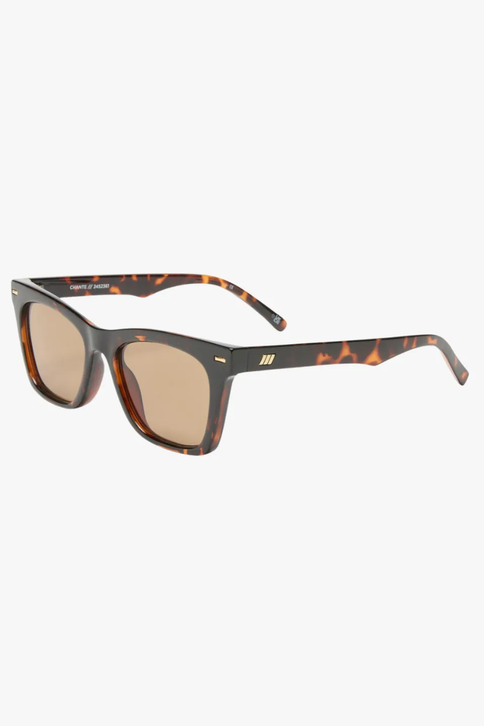 Le Specs Chante Dark Tort Rectangle Sunglasses