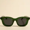 RE:UNION Label Chelsea Forest Chunky Round Sunglasses