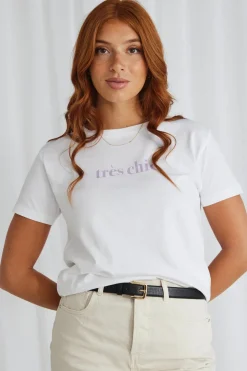Humble + Heart Chic White Classic Organic Tee