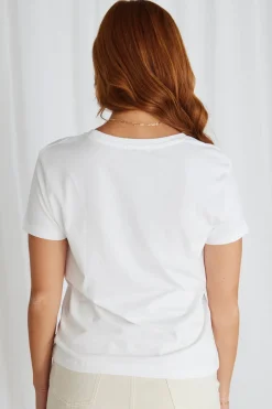 Humble + Heart Chic White Classic Organic Tee