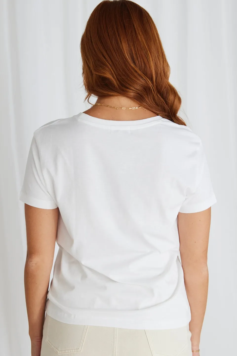 Humble + Heart Chic White Classic Organic Tee