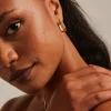 Humble + Heart Chunky Oval EOL Gold Hoop Earrings