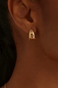 Humble + Heart Chunky Oval Gold Earrings