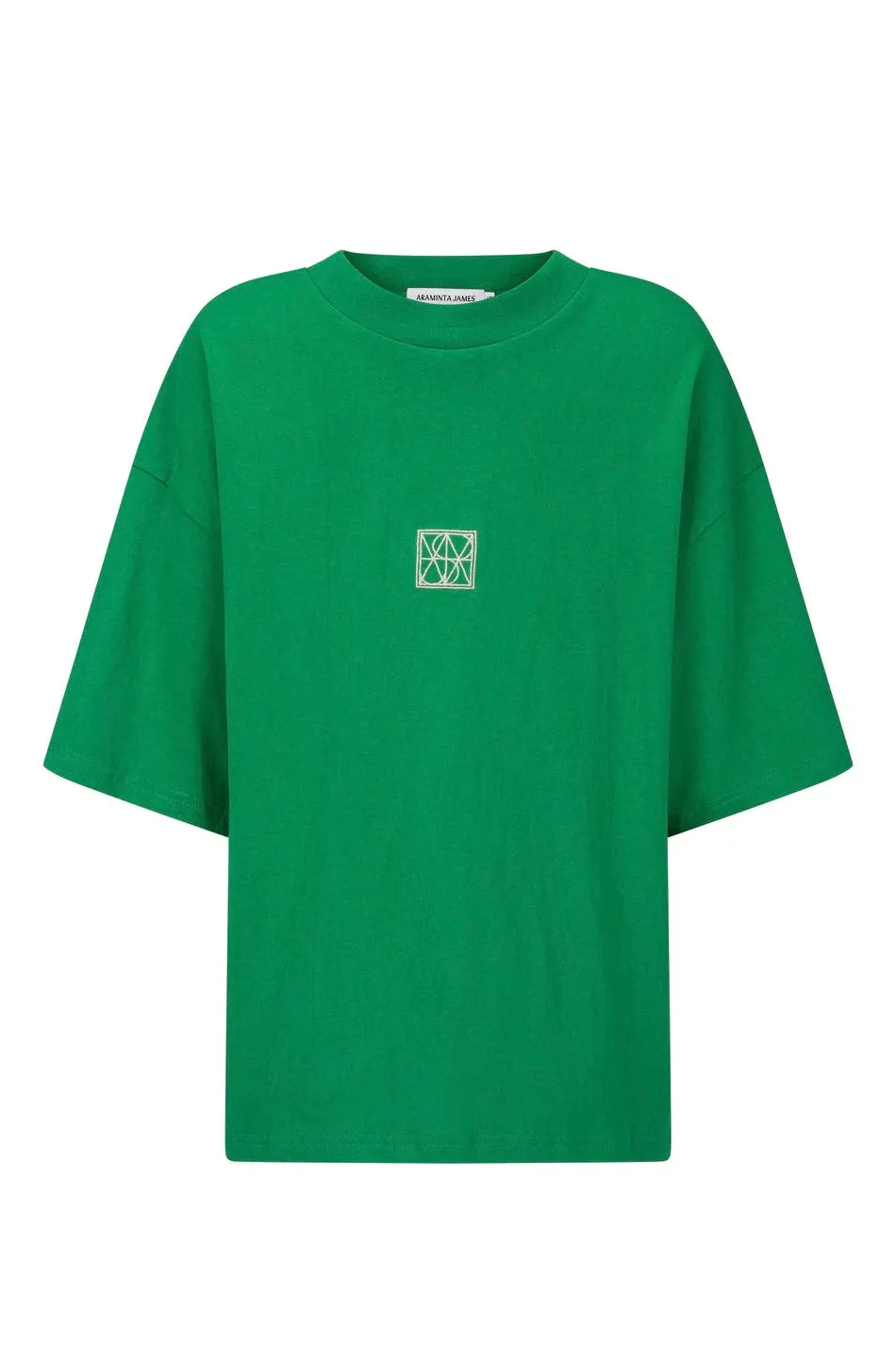 Araminta James Classic Deep Green Cotton Tee