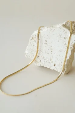 Humble + Heart Classic Snake Chain Gold Necklace