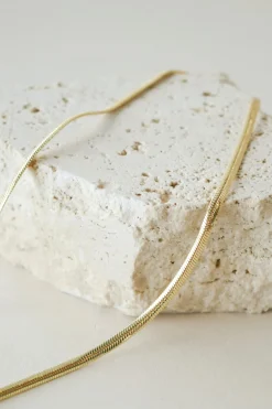 Humble + Heart Classic Snake Chain Gold Necklace
