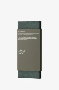 Ashley + Co Clean Buff Hushed Kale 2 Pack Multi Purpose Eco EOL Cloths