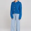 Thing Thing Cleo Cobalt Blue Wool Cardigan