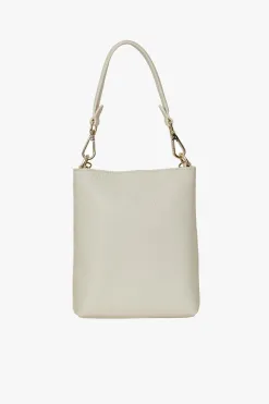 Saben Coco Mini Bag Vintage White Leather Bag