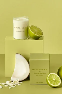 Lyttelton Lights Coconut + Lime Medium 65hr Candle