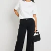 Stories be Told Concert Black Mid Rise Wide Leg Pocket Jean