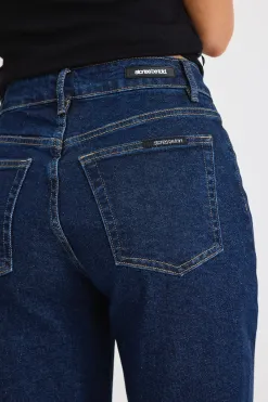 Stories be Told Concert Indigo Mid Rise Wide Leg Pocket Jean