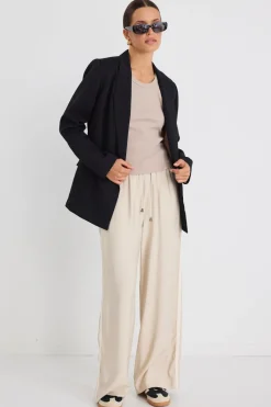 Ivy + Jack Cooper Black Double Breasted Classic Blazer