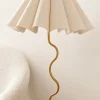 Paola + Joy Cora Gold Natural Table Lamp