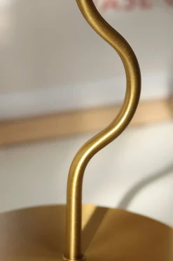 Paola + Joy Cora Gold Natural Table Lamp