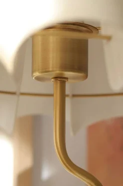 Paola + Joy Cora Gold Natural Table Lamp