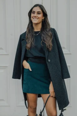 Love Lulu Credible Forest Cord Mini Skirt