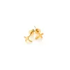Stolen Girlfriends Club Cross Studs Gold Plated