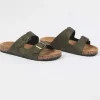 Humidity Lifestyle Cruise Double Buckle Khaki Slide