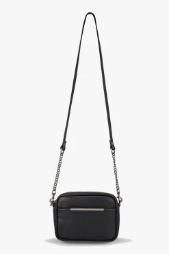 Status Anxiety Cult Crossbody with Chain Black Bag