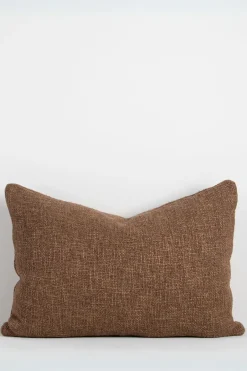 Baya Cyprian Textured Cocoa Feather Inner 40x60cm Cushion