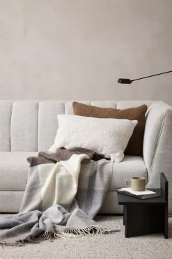 Baya Cyprian Textured Cocoa Feather Inner 40x60cm Cushion