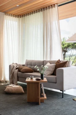 Baya Cyprian Textured Cocoa Feather Inner 40x60cm Cushion