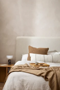 Baya Cyprian Textured Cocoa Feather Inner 50x50cm Cushion