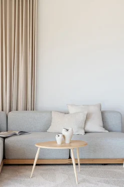 Baya Cyprian Textured Oatmeal Feather Inner 40x60cm Cushion