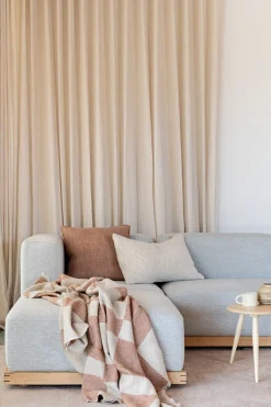 Baya Cyprian Textured Oatmeal Feather Inner 40x60cm Cushion