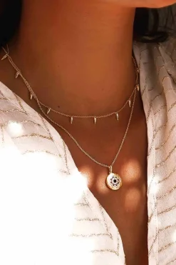 Murkani Dagger 18k Gold Plated Choker EOL Necklace