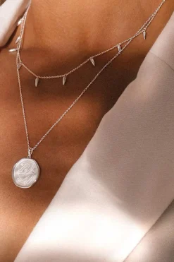 Murkani Dagger Sterling Silver Choker EOL Necklace