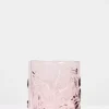 Nel Lusso Dawn Pink Rainforest Glass Each