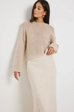 RE:UNION Label Dawn String Crochet Knit Jumper