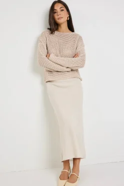 RE:UNION Label Dawn String Crochet Knit Jumper