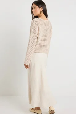 RE:UNION Label Dawn String Crochet Knit Jumper