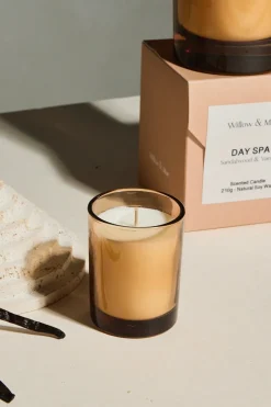 Willow u0026 Mae Day Spa Sandalwood + Vanilla 60g Soy Candle