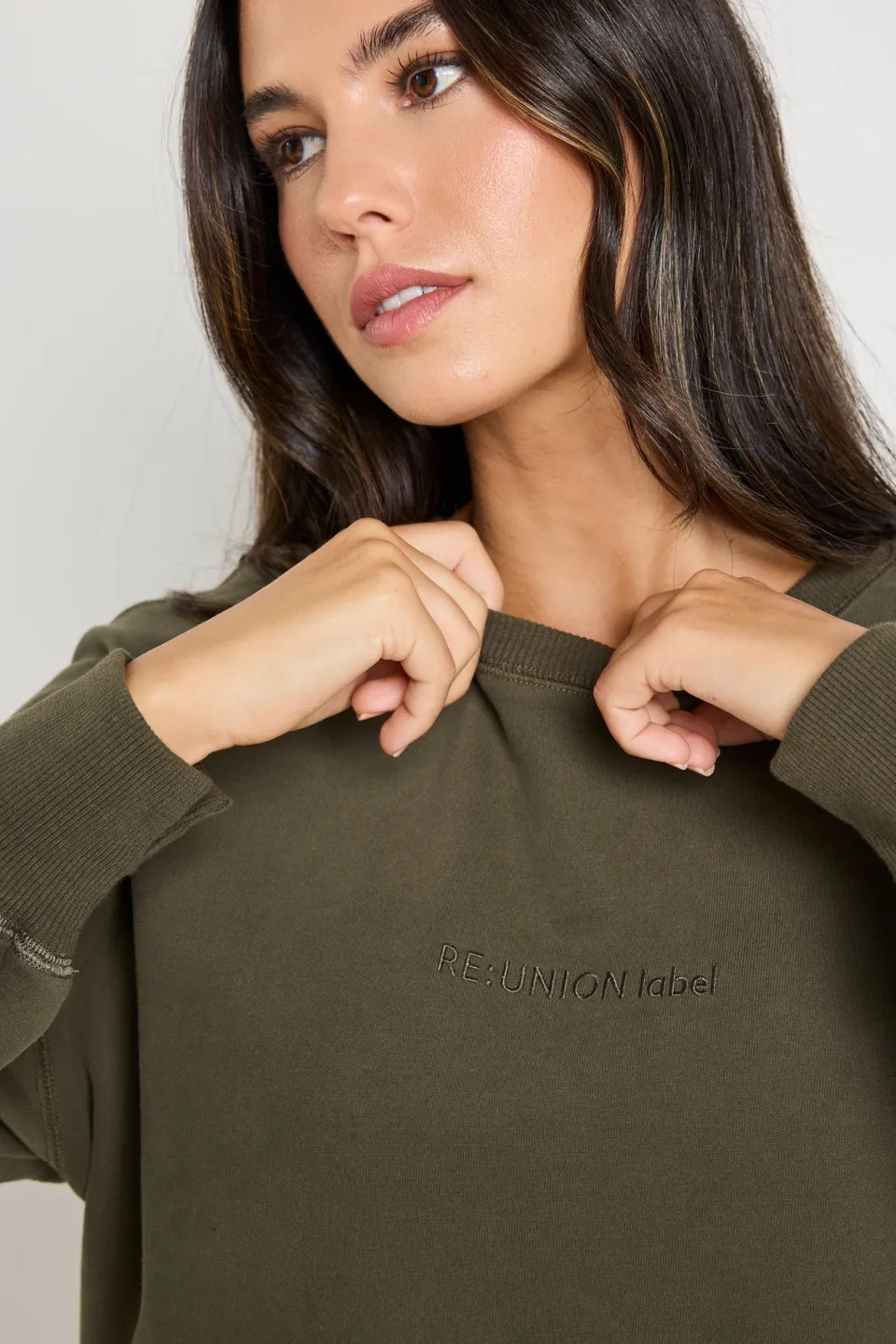 RE:UNION Label Daylight Khaki Sweatshirt