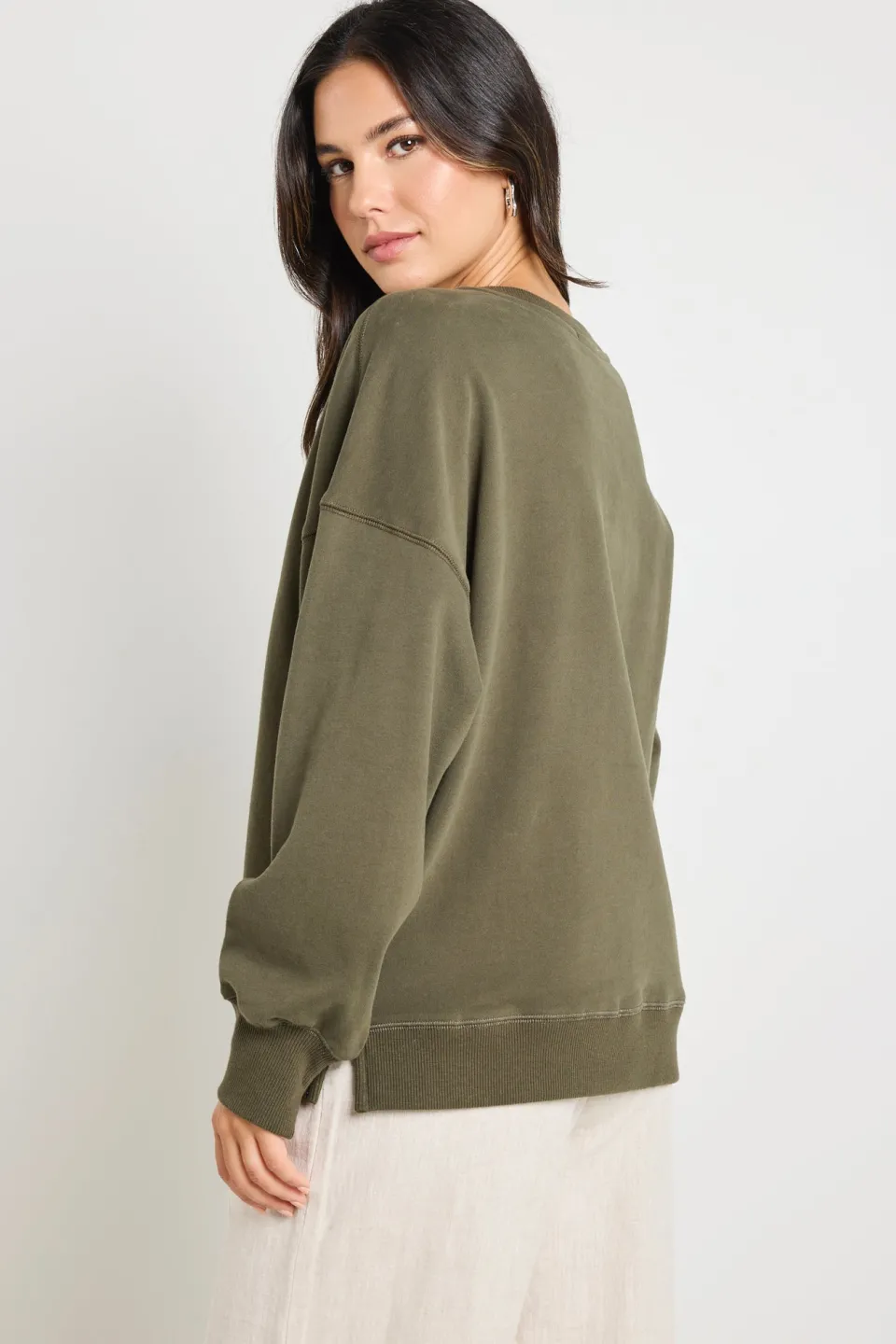 RE:UNION Label Daylight Khaki Sweatshirt