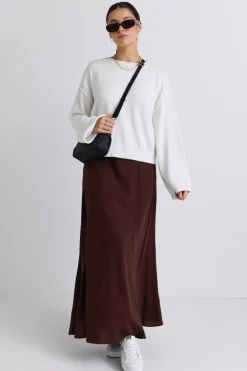 RE:UNION Label Daytime Ivory LS Cotton Jumper