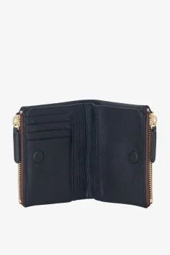 Saben Delilah Black Leather Wallet
