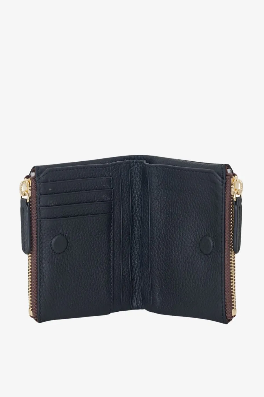 Saben Delilah Black Leather Wallet