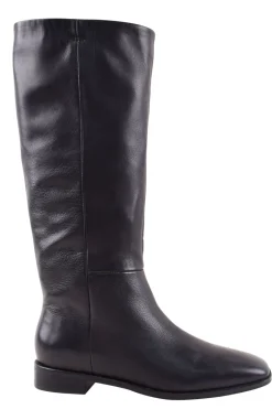 Solsana Dolton High Knee Black Leather Boots