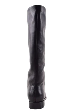 Solsana Dolton High Knee Black Leather Boots