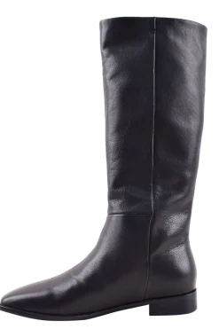 Solsana Dolton High Knee Black Leather Boots