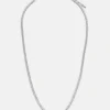 Pilgrim Dominique Flat Snake Silver Chain Recycled Necklace